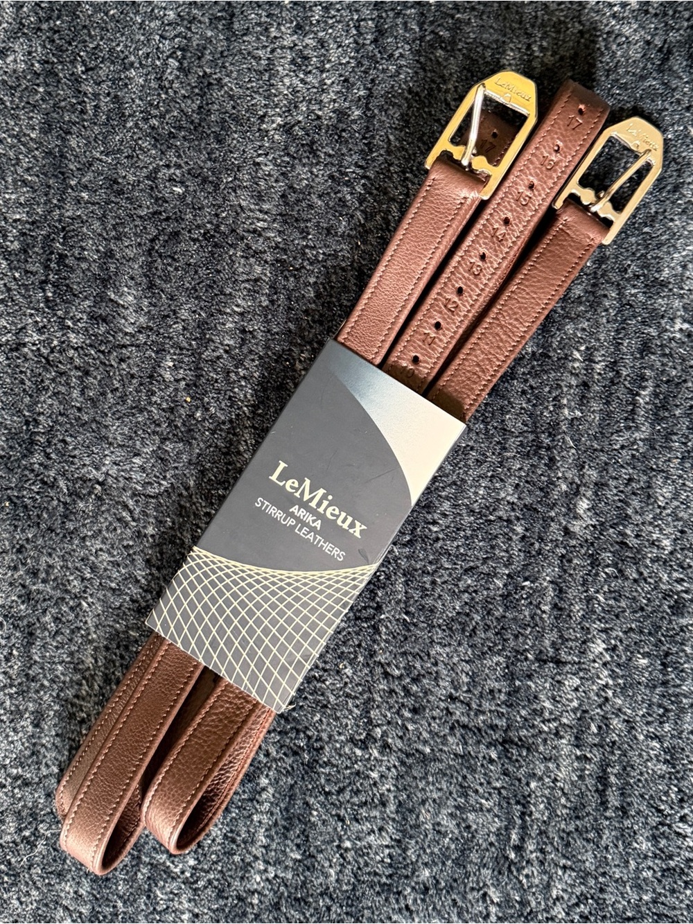 LeMieux Arika Stirrup Leathers (130cm/52”)